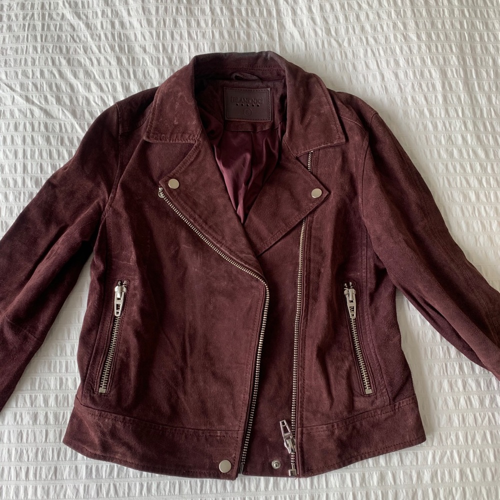 Blank NYC suede jacket - purple